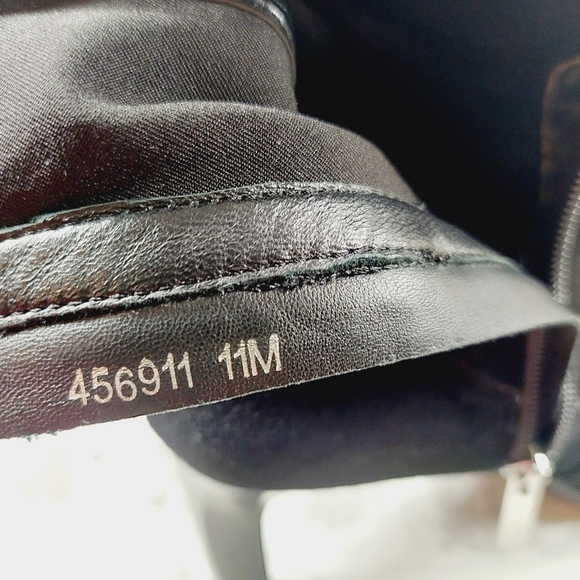 NEW Aquatalia Rania Black Suede Buckle Ankle Booties I319 - Picture 11 of 12